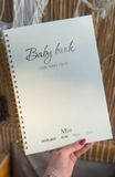 Первый альбом "The first year" з персонализацией, колір молочный first-milk_metryka фото