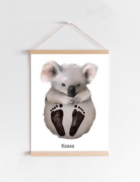 Набір "Коала" для стоворення відбитків малюка від MARMOTIK.SHOP marmotik_S_koala фото